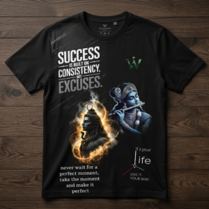 Home round neck t shirt