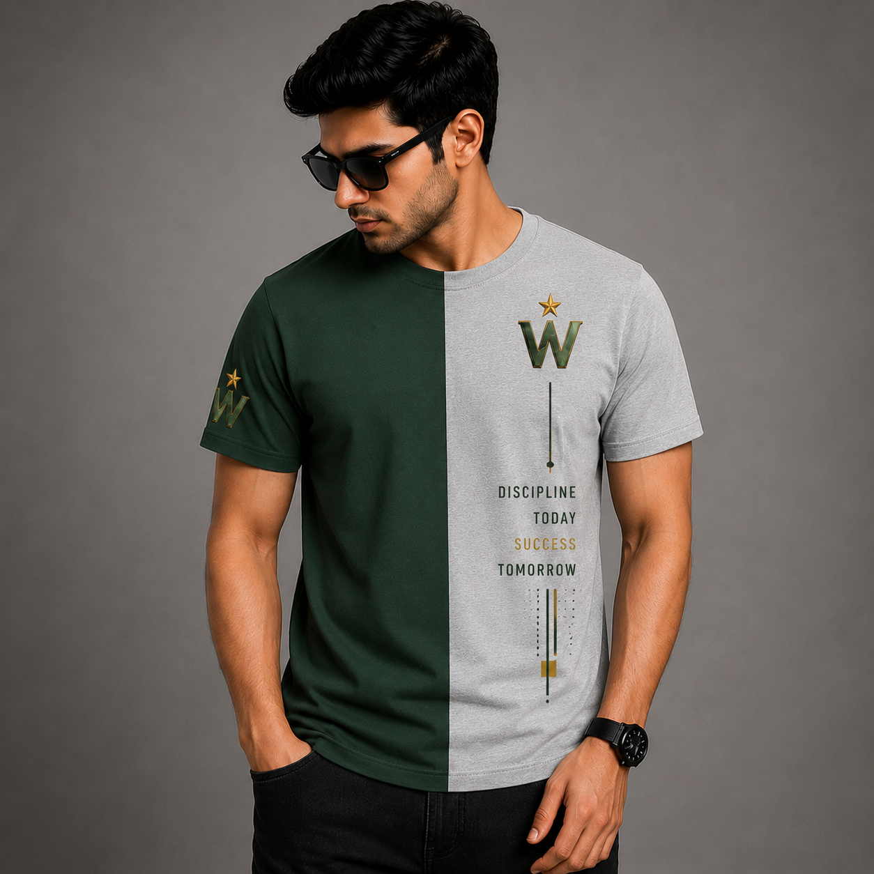 The Slate Visionary Premium Round Neck T-Shirt