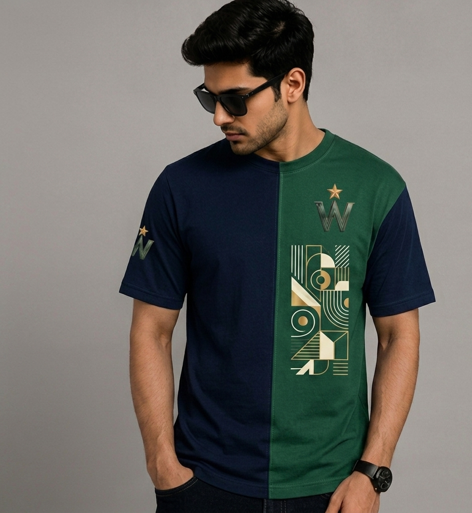 The Mosaic Meridian – Premium Round Neck Performance Tee