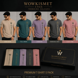 Home the kismet basic t shirt pack of 5