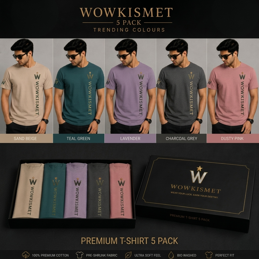 the kismet basic t shirt pack of 5 the kismet basic t shirt pack of 5