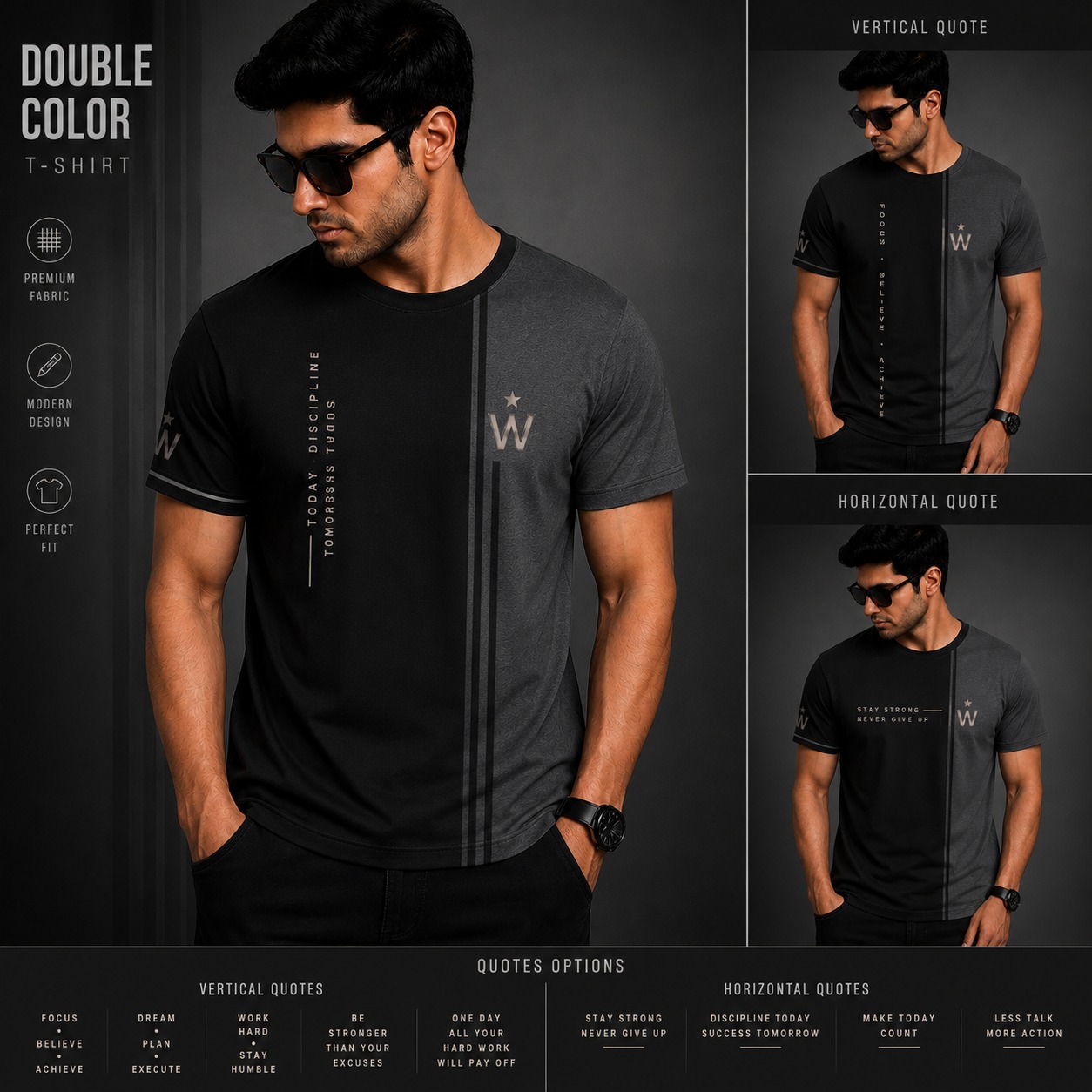The Linear Stealth Round Neck T-Shirt