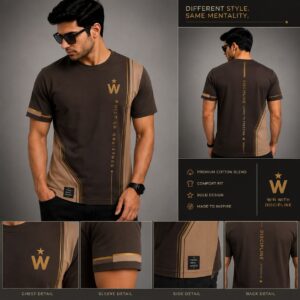 Home Umber Elevation Round Neck T-Shirt