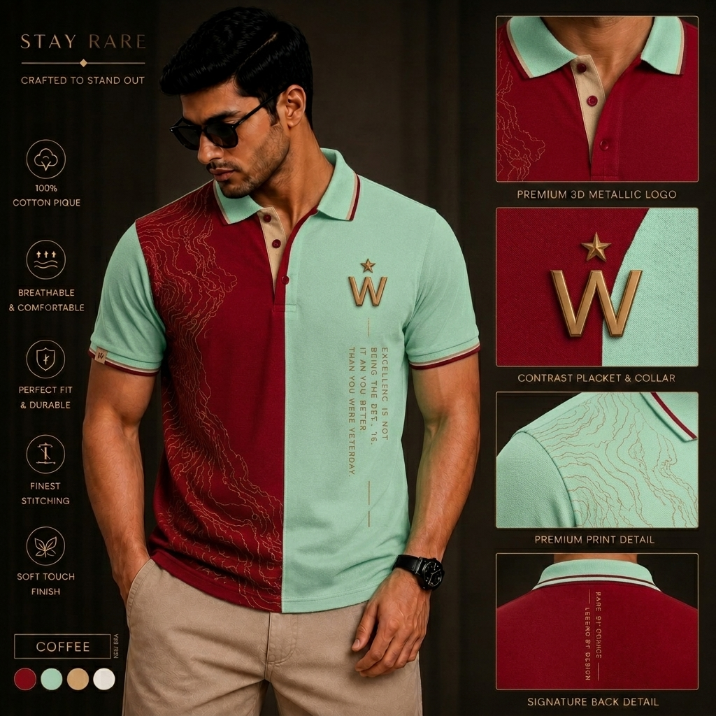 The Iconic Multi Colour Polo T-Shirt